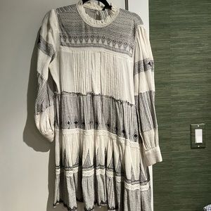 Zara peasant dress